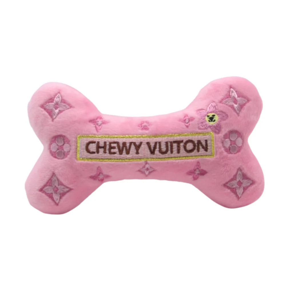 Pink Checker Chewy Vuiton Bone