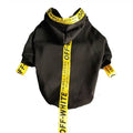 BLACK AND YELLOW OFF WHITE HOODIE