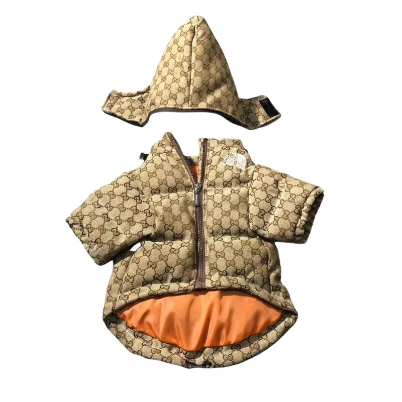 Gucci x The Dog Face Collaboration Puffer and Hat Set